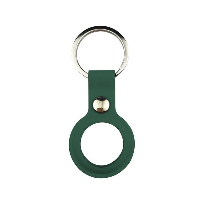 Apple AirTag Keychain - Silicone AirTag Case - AirTag Apple Case - With Keychain - Green