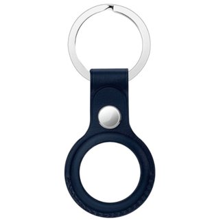 Cover2day Apple AirTag Keychain - Leather AirTag Case - AirTag Apple Case - Dark Blue