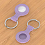 Apple AirTag Keychain - Silicone AirTag Case - AirTag Apple Case- 1 Piece - Purple