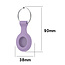 Apple AirTag Keychain - Silicone AirTag Case - AirTag Apple Case- 1 Piece - Purple