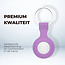 Apple AirTag Keychain - Silicone AirTag Case - AirTag Apple Case- 1 Piece - Purple