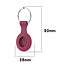 Apple AirTag Keychain - Silicone AirTag Case - AirTag Apple Case- 1 Piece - Dark Red