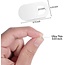 Webcam Cover - Privacy slider - Suitable for Macbook, Laptop and Tablet - White - 6 pieces