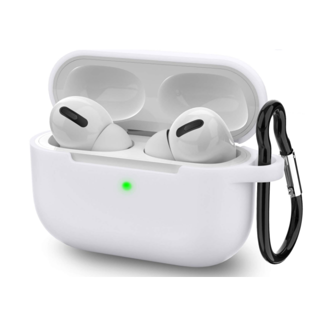 Apple Airpods Pro Case - Premium silicone ProtectCase with overprint - 3.0 mm - White