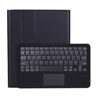 Cover2day iPad Pro 11 2021 case - Detachable Bluetooth Wireless QWERTY Keyboard Case - Keyboard Case with Touchpad- Black