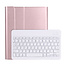 iPad Pro 11 2021 case - Detachable Bluetooth Wireless QWERTY Keyboard Case - Keyboard verlichting - Rosé Gold