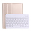 iPad Pro 11 2021 Case - Detachable Bluetooth Wireless QWERTY Keyboard Case - Gold