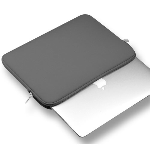 Cover2day Laptop en Macbook Sleeve with extra vak voor tablet - 15.4 inch - Grey