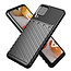 Hoesje geschikt voor Samsung Galaxy A12 - Schokbestendige TPU Back Cover - Zwart