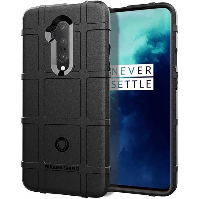 OnePlus 7t Pro  hoes - Heavy Armor TPU Bumper - Back Cover - Zwart