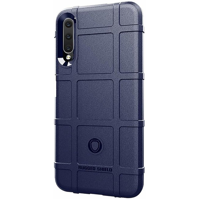 Honor 9x hoes - Heavy Armor TPU Bumper - Back Cover - Blauw