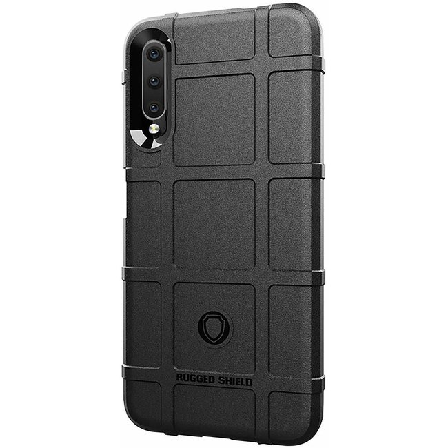 Honor 9x hoes - Heavy Armor TPU Bumper - Back Cover - Zwart