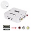 Case2go - HDMI (Randapparatuur) naar AV Adapter - naar Tulp aansluiting (Beeld) - RCA, 2x audio (L/R) - Wit