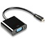 Mini HDMI to VGA Cable -  1080p Full HD - Black