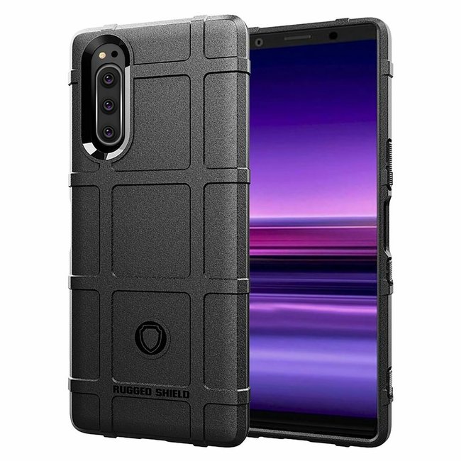 Sony Xperia 2 hoes - Heavy Armor TPU Bumper - Back Cover - Zwart