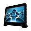 Tablet Hoes geschikt voor Apple iPad Air 10.9 (2020 / 2022) - iPad Air 5 - Schokbestendige case met handvat - Zwart
