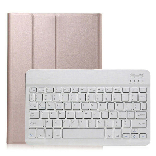 Case for Huawei MatePad T8 - QWERTY - Bluetooth Keyboard Cover - Pink