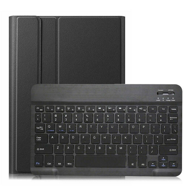 Bluetooth Toetsenbord geschikt voor Huawei MatePad T8 2020 (8 inch) Toetsenbord &amp; Hoes - QWERTY Keyboard case - Auto/Wake functie - Zwart