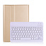 Bluetooth Keyboard Case for Samsung Galaxy Tab A7 (2020) - 10.4 inch - Ultrathin Bluetooth Keyboard Case Whiteh magnetic wireless QWERTY Keyboard - Gold