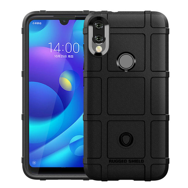 Xiaomi Mi Play hoes - Heavy Armor TPU Bumper - Back Cover - Zwart