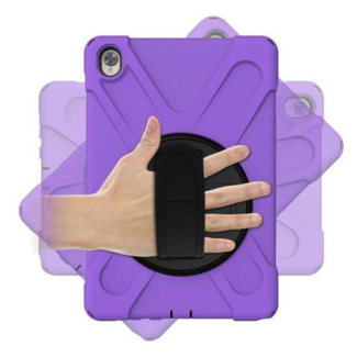 Cover2day Huawei MediaPad M6 10.8 Cover - Hand Strap Armor Case - Purple