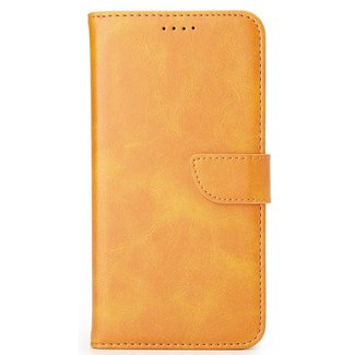 Cover2day Case2go - Hoesje geschikt voor Sony Xperia 1 II - Wallet Book Case -  Ruimte voor 3 pasjes - Licht Bruin