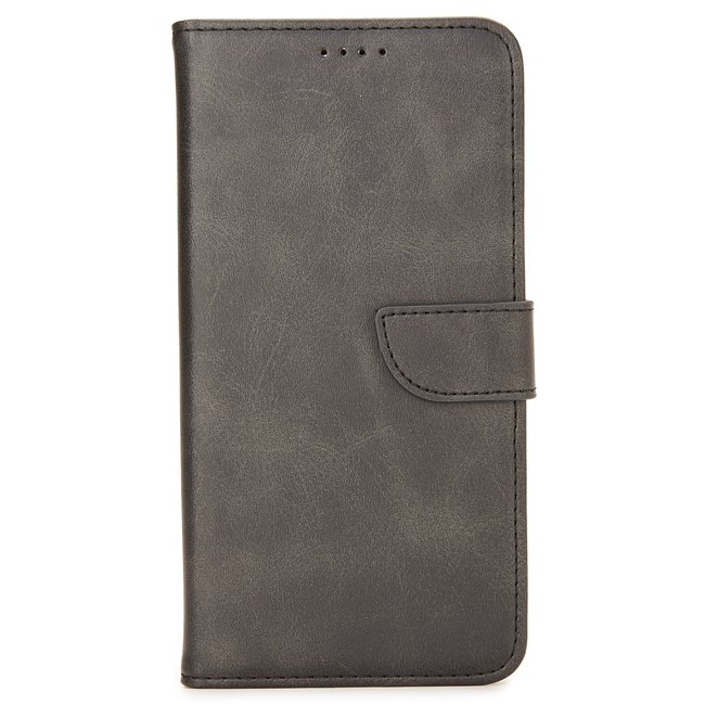 Xiaomi Mi Note 10 Lite Case - Wallet Book Case - Magnetische sluiting - Ruimte voor 3 (bank)pasjes - Black