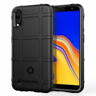 Cover2day Samsung Galaxy A30 hoes - Heavy Armor TPU Bumper - Zwart