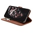 Samsung Galaxy Note 10 Lite Case - Wallet Book Case - Magnetische sluiting - Ruimte voor 3 (bank)pasjes - Dark Brown