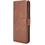 Samsung Galaxy M01 Case - Wallet Book Case - Magnetische sluiting - Ruimte voor 3 (bank)pasjes - Dark Brown
