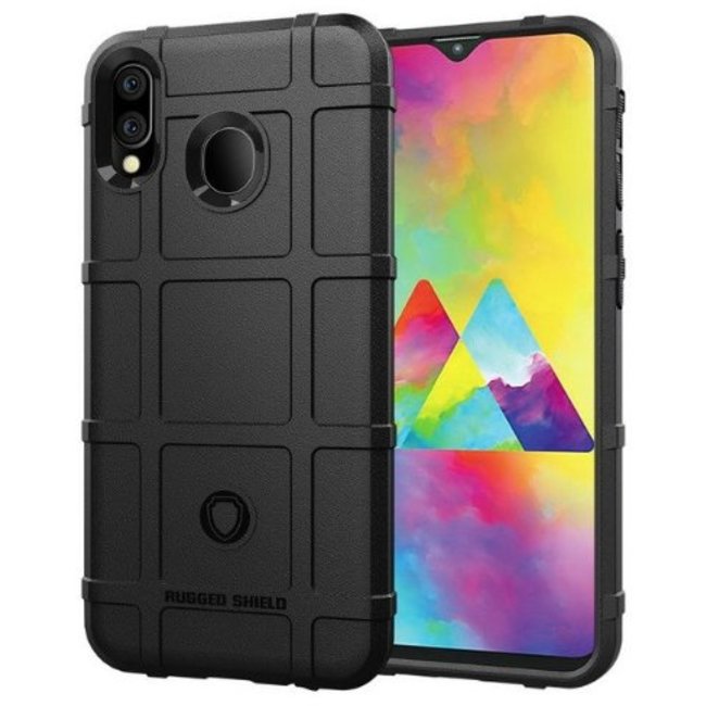 Samsung Galaxy M10 hoes - Heavy Armor TPU Bumper - Zwart