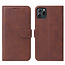 iPhone 11 Pro Max Case - Wallet Book Case - Magnetische sluiting - Ruimte voor 3 (bank)pasjes - Dark Brown