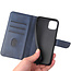 iPhone 11 Pro Max Case - Wallet Book Case - Magnetische sluiting - Ruimte voor 3 (bank)pasjes - Dark Blue