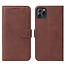 iPhone 11 Pro Case - Wallet Book Case - Magnetische sluiting - Ruimte voor 3 (bank)pasjes - Dark Brown