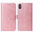 iPhone Xs Max hoesje - Wallet Book Case - Magnetische sluiting - Ruimte voor 3 (bank)pasjes - Rosé Goud