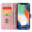 iPhone Xs Max Case - Wallet Book Case - Magnetische sluiting - Ruimte voor 3 (bank)pasjes - Rose gold