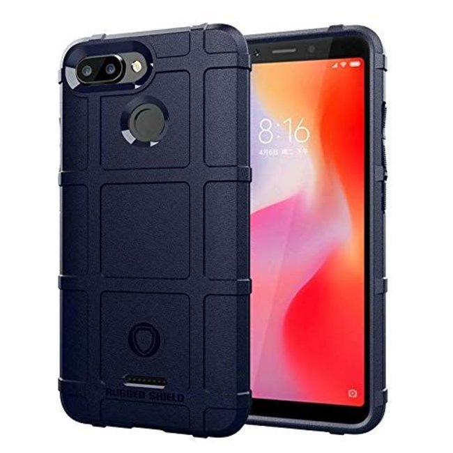 Hoesje voor Xiaomi Redmi 6 - Beschermende hoes - Back Cover - TPU Case - Blauw