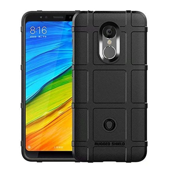 Hoesje voor Xiaomi Redmi 5 - Beschermende hoes - Back Cover - TPU Case - Zwart