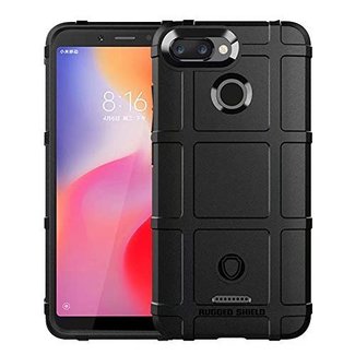 Cover2day Xiaomi Redmi 6 hoes - Heavy Armor TPU Bumper - Zwart