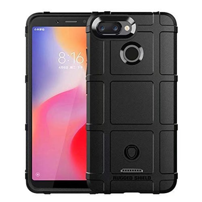 Xiaomi Redmi 6 hoes - Heavy Armor TPU Bumper - Zwart