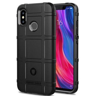 Cover2day Xiaomi 8 SE hoes - Heavy Armor TPU Bumper - Back Cover - Zwart