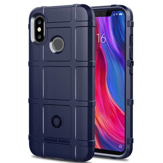 Xiaomi 8 SE hoes - Heavy Armor TPU Bumper - Back Cover - Blauw