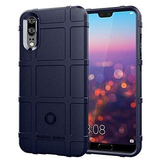 Cover2day Huawei P20 hoes - Heavy Armor TPU Bumper - Blauw