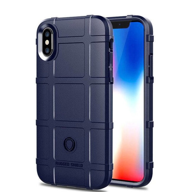 iPhone XS MAX  - Heavy Armor TPU Bumper - Blauw