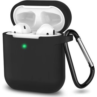 Cover2day Apple Airpods Case - silicone ProtectCase with overprint - 3.0 mm - Black