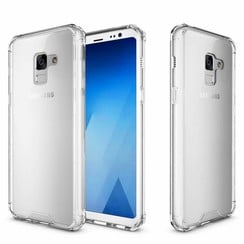 Hybrid Armor Case - Samsung Galaxy A8 (2018) - Transparant