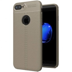 Litchi TPU Case - iPhone 7 Plus / iPhone 8 Plus - Grey