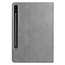Case for Samsung Galaxy Tab S7 FE - PU Leather Folio Book Case - Grey
