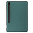 Case2go - Case for Samsung Galaxy Tab S7 FE - Slim Tri-Fold Book Case - Lightweight Smart Cover with Pencil holder - Dark green