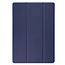 Case2go - Case for Samsung Galaxy Tab S7 FE - Slim Tri-Fold Book Case - Lightweight Smart Cover with Pencil holder - Dark Blue